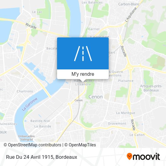 Rue Du 24 Avril 1915 plan
