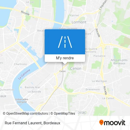 Rue Fernand Laurent plan