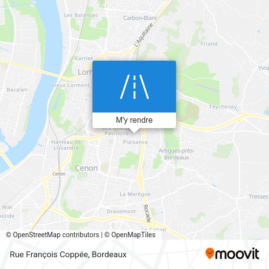 Rue François Coppée plan