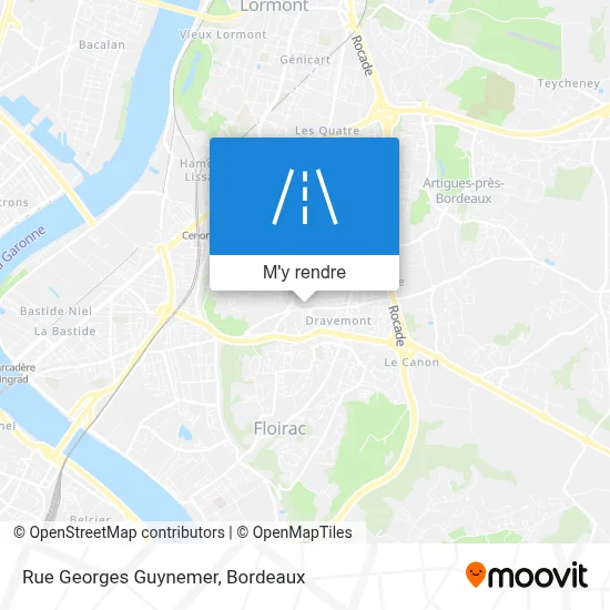 Rue Georges Guynemer plan