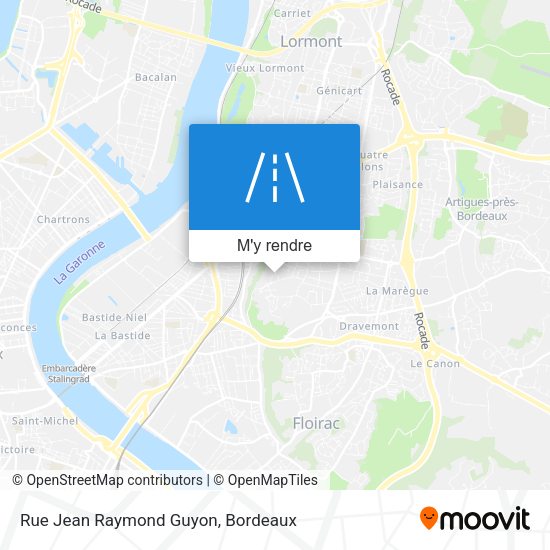 Rue Jean Raymond Guyon plan
