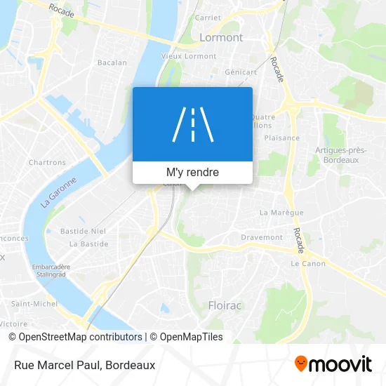 Rue Marcel Paul plan