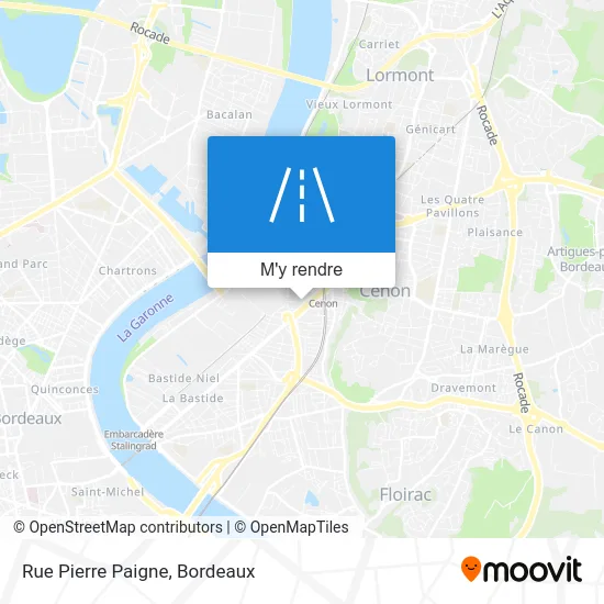 Rue Pierre Paigne plan