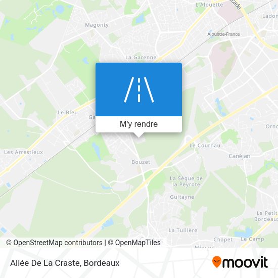 Allée De La Craste plan