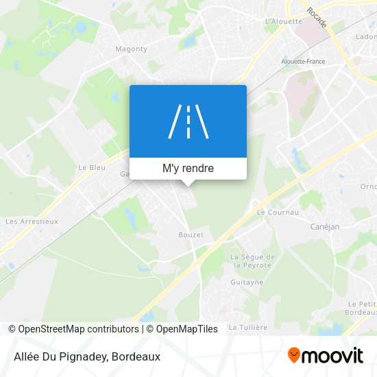 Allée Du Pignadey plan