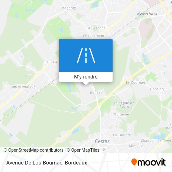 Avenue De Lou Bournac plan
