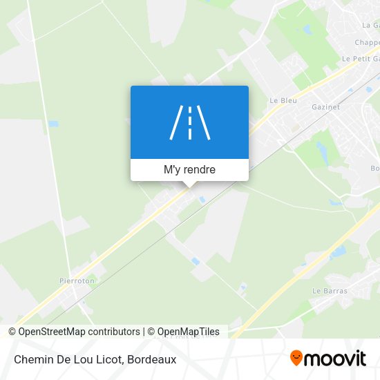 Chemin De Lou Licot plan
