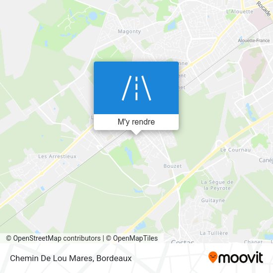 Chemin De Lou Mares plan