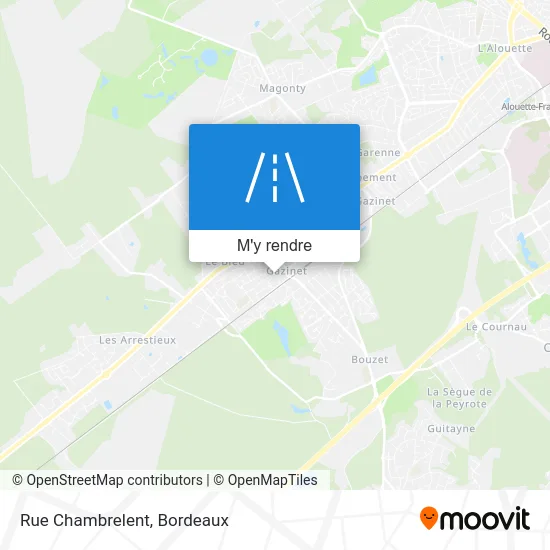 Rue Chambrelent plan