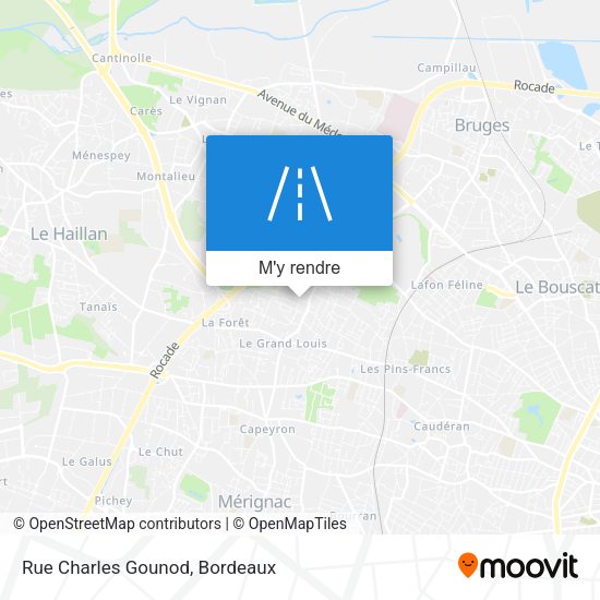Rue Charles Gounod plan