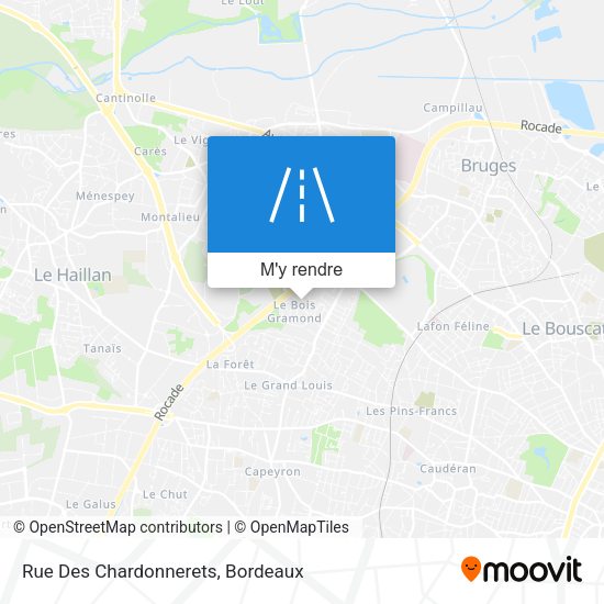 Rue Des Chardonnerets plan
