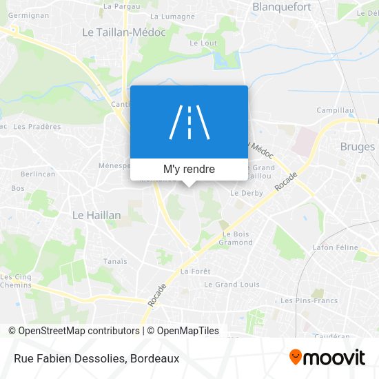Rue Fabien Dessolies plan