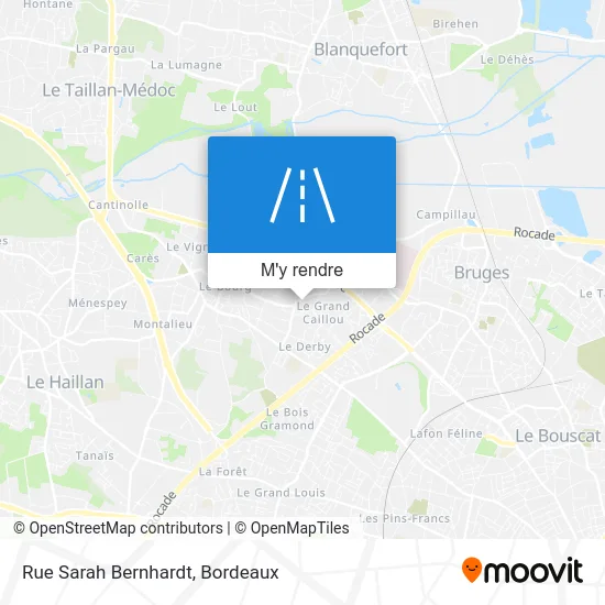 Rue Sarah Bernhardt plan