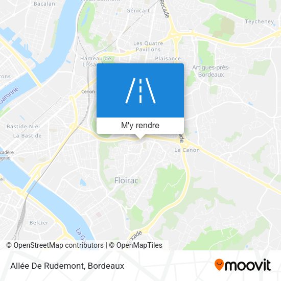 Allée De Rudemont plan