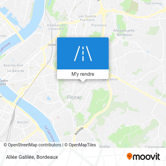 Allée Galilée plan