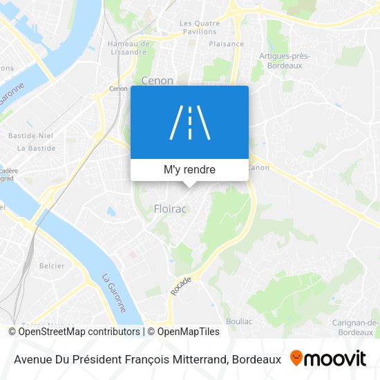 Avenue Du Président François Mitterrand plan