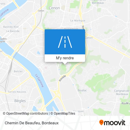 Chemin De Beaufeu plan
