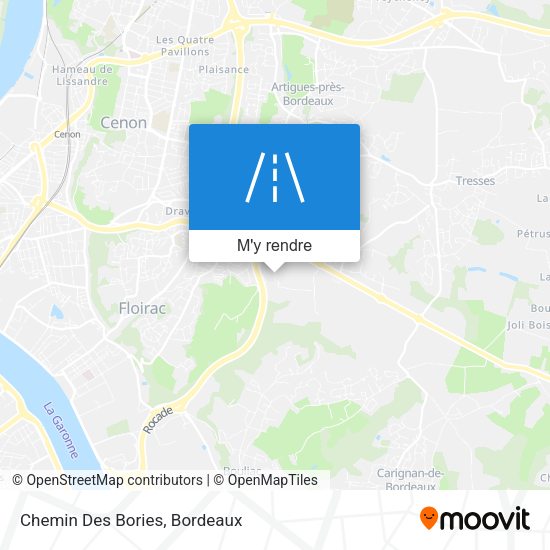 Chemin Des Bories plan