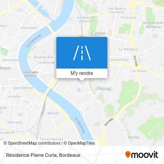 Résidence Pierre Curie plan
