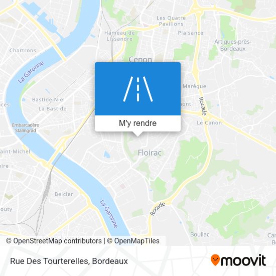 Rue Des Tourterelles plan