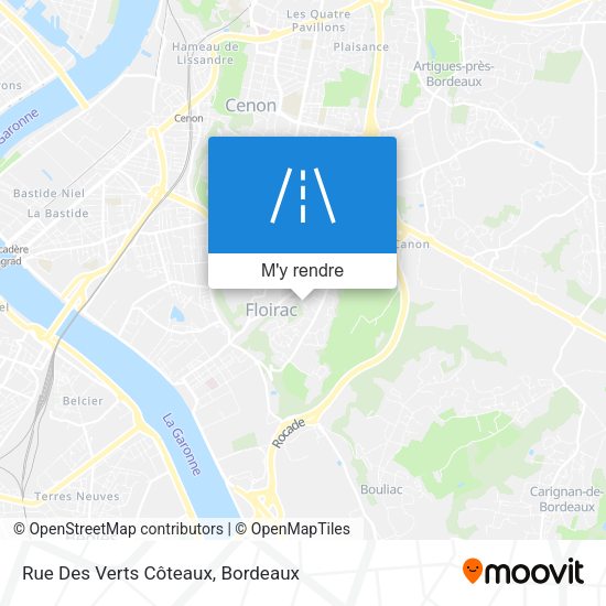 Rue Des Verts Côteaux plan