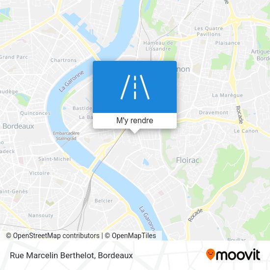 Rue Marcelin Berthelot plan