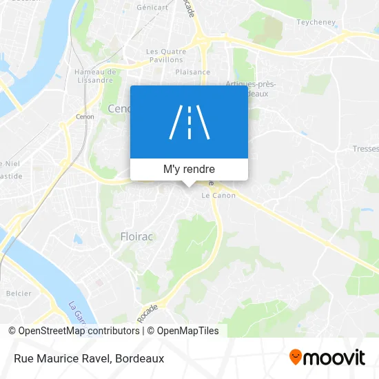 Rue Maurice Ravel plan