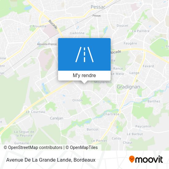 Avenue De La Grande Lande plan