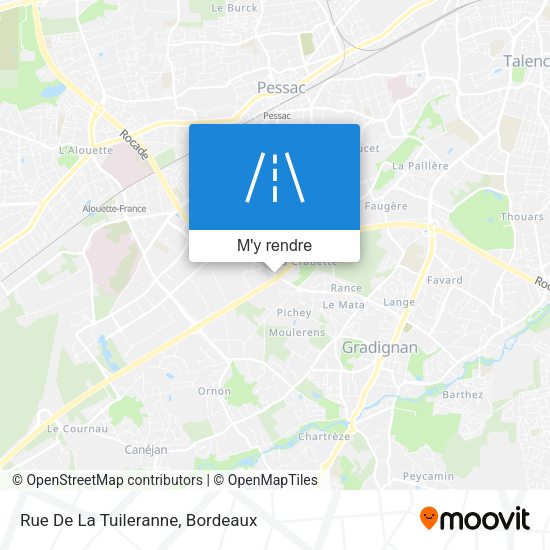 Rue De La Tuileranne plan