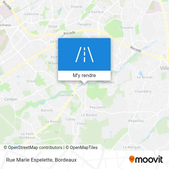 Rue Marie Espelette plan