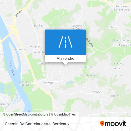 Chemin De Cantelaudette plan