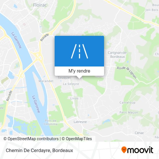 Chemin De Cerdayre plan