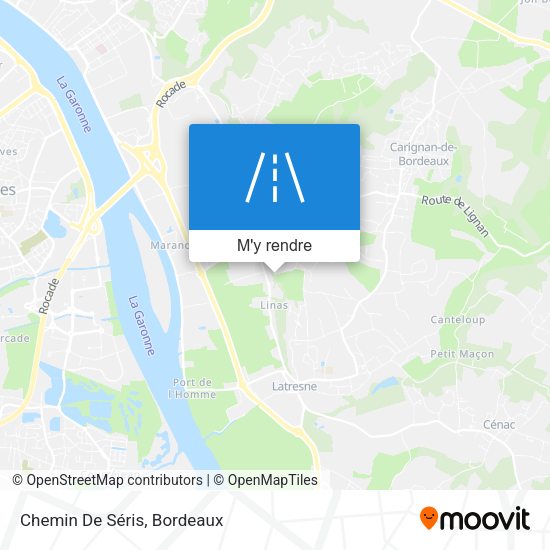 Chemin De Séris plan