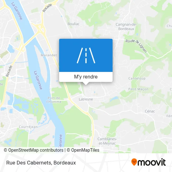 Rue Des Cabernets plan