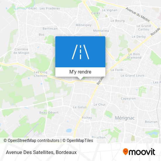 Avenue Des Satellites plan