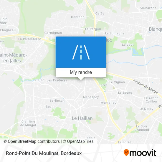 Rond-Point Du Moulinat plan