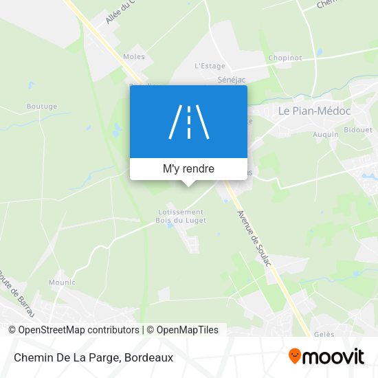 Chemin De La Parge plan