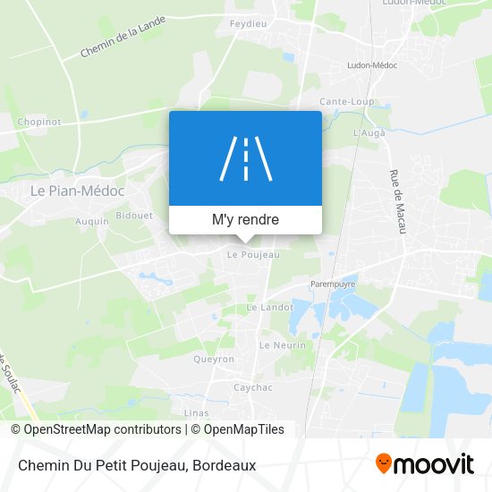 Chemin Du Petit Poujeau plan