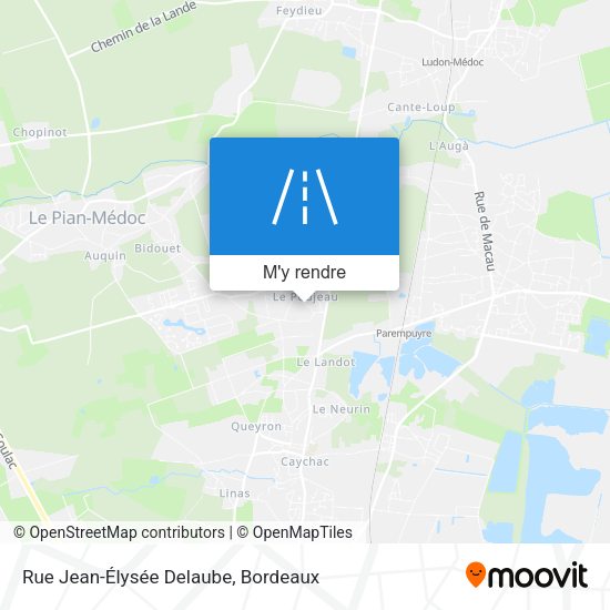 Rue Jean-Élysée Delaube plan