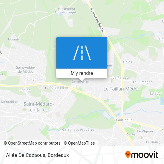 Allée De Cazaous plan