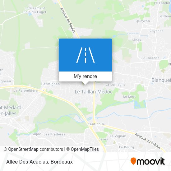 Allée Des Acacias plan