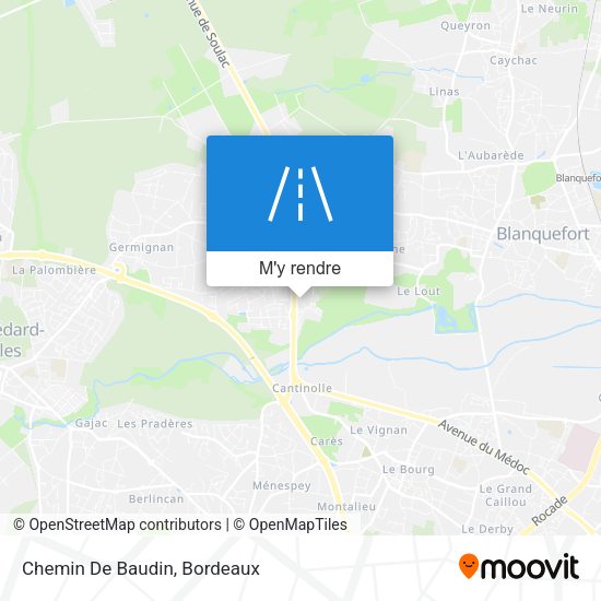 Chemin De Baudin plan