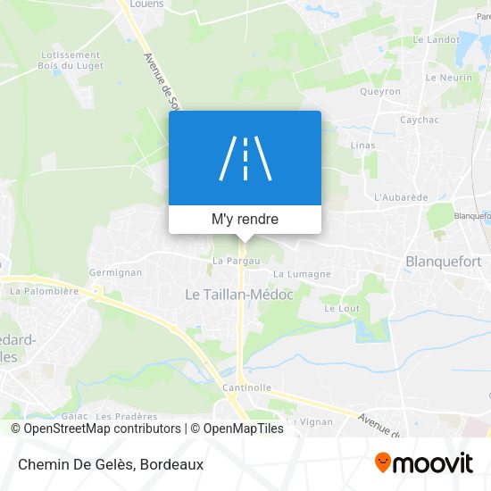 Chemin De Gelès plan