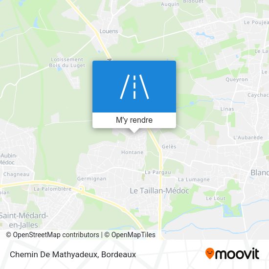 Chemin De Mathyadeux plan