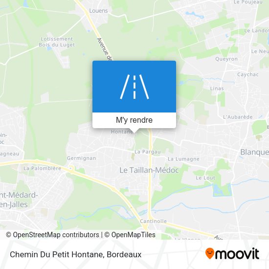 Chemin Du Petit Hontane plan