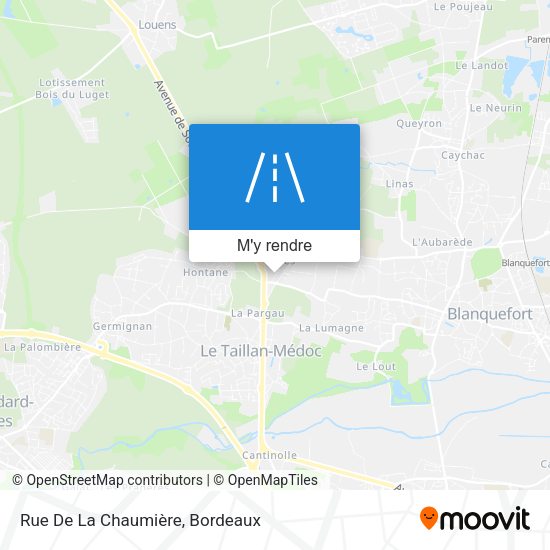 Rue De La Chaumière plan