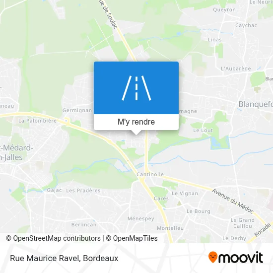 Rue Maurice Ravel plan