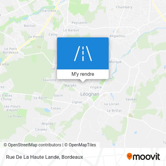 Rue De La Haute Lande plan