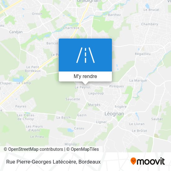 Rue Pierre-Georges Latécoère plan