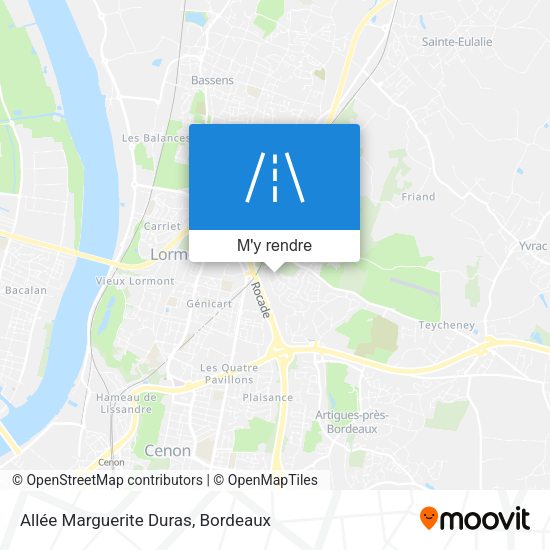 Allée Marguerite Duras plan